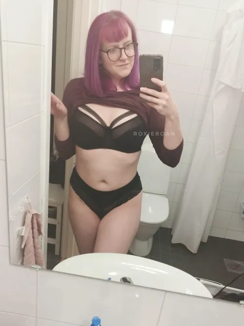 Thumbnail Matching Underwear Moments: Neon Hair Beauty with roxieroan