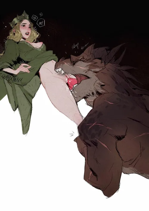 Thumbnail Lusty_Commissar's Princess & Dragon Tale in MonsterMen