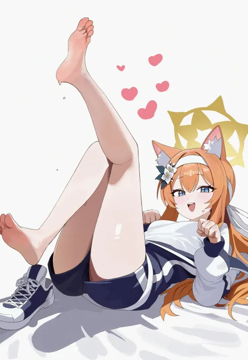 Thumbnail Shoes Off Iochi Blue Archive - An Ode to Pantsu