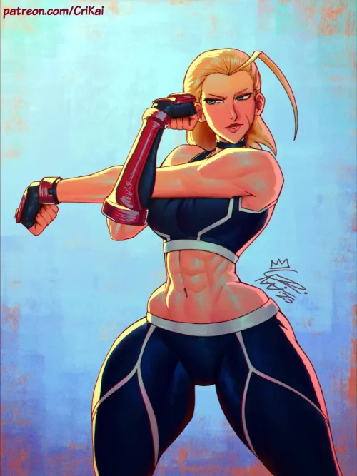 Thumbnail Cammy Shows Off – CriKai's Street Fighter 6 Art | fitdrawngirls