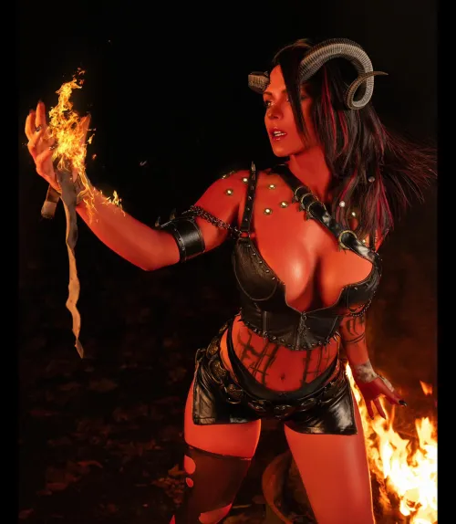 Thumbnail Karlach Cosplay Splendor by Irina Meier | robertblaze11