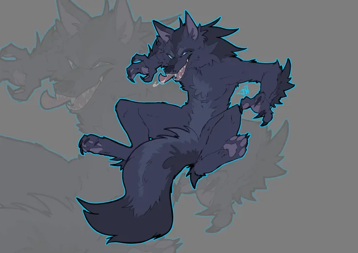 Thumbnail Hi Im new here art by diabolical_jinx | Embrace the Furry Artistry
