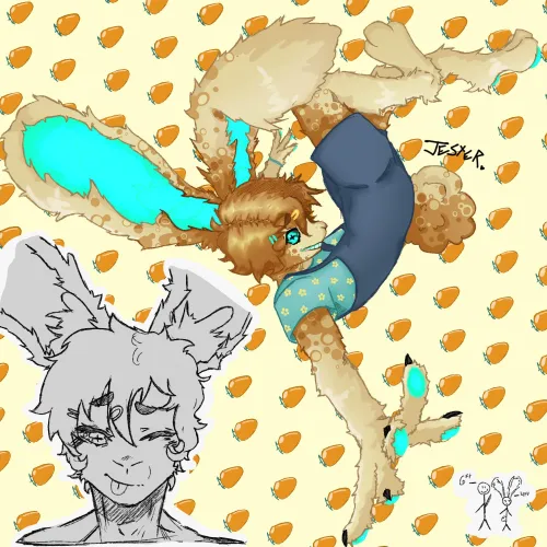Thumbnail Bunny Ration Art Showcase: Furry Creation by SenpaiUnknown1637