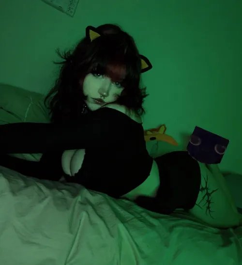 Thumbnail Petting a Cute Kitten in Petplay by hangylegalteen