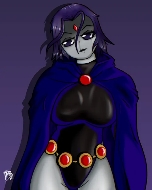 Thumbnail Electronic_Bake5727's Raven Art in TeenTitansPorn Category