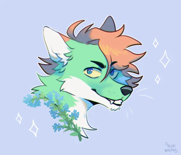Thumbnail Unleashing Creativity: ForgetMeNot Art by YoshiWolfox