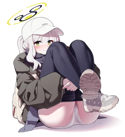 Thumbnail Hare's Playful Pantsu Show in Blue Archive