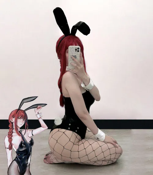 Thumbnail Makima Bunny Cosplay: A Creative Display by LilianaaKitty