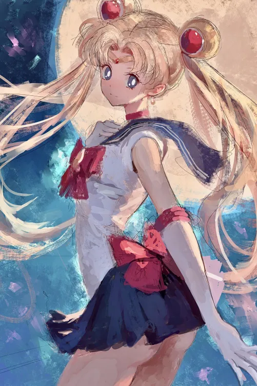 Thumbnail Sailor Moon Viewing from Behind by LafterMastr | AnimeBooty