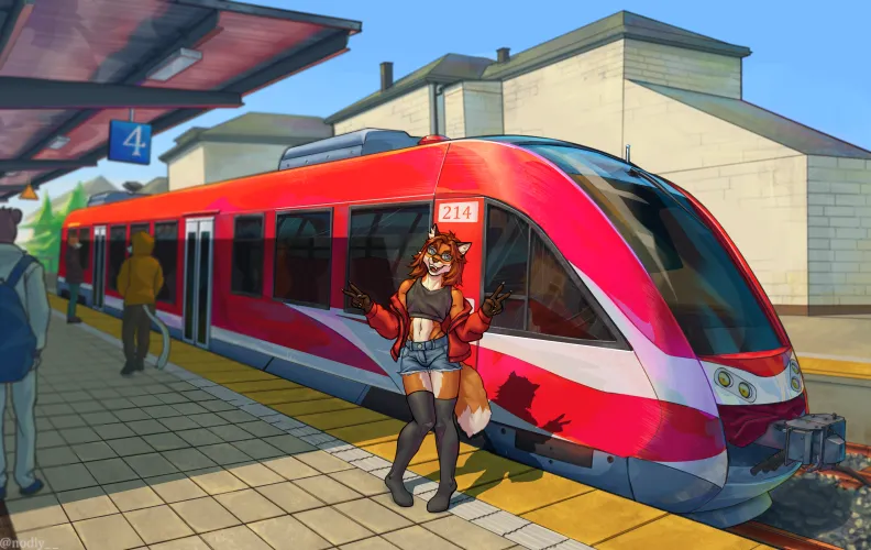 Thumbnail Commission Work Furry Art by nodly_ | Embrace Custom Furry Creations