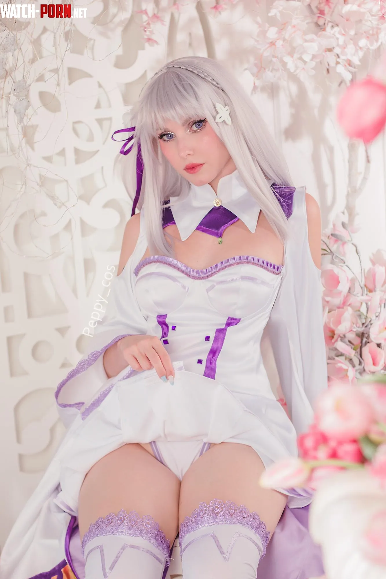 Emilia cosplay by Peppycos by peppy_cos