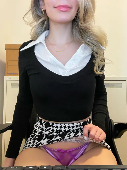 Thumbnail The Real Reason for Skirts at Work by MinaVie in UnderwearGW