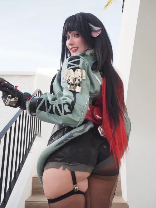 Thumbnail Jane Doe Cosplay from ZZZ: A Stunning Transformation by Nyukix