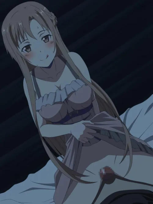 Thumbnail Asuna Takes Charge While Yui Sleeps in saohentai Adventures