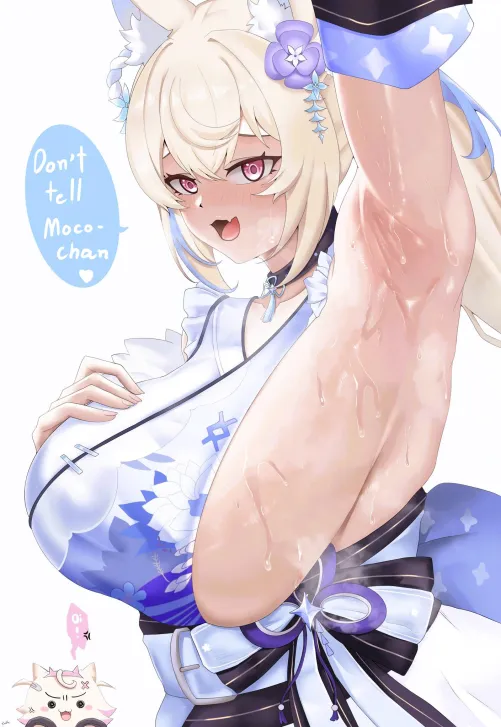 Thumbnail Legitimate-Pass-2151 Showcases Fascinating Animearmpits of Fuwawa