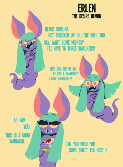 Thumbnail Simple-Builder-6379: Erlen the Desire Demon Art by Me - Insight into the Furry Art