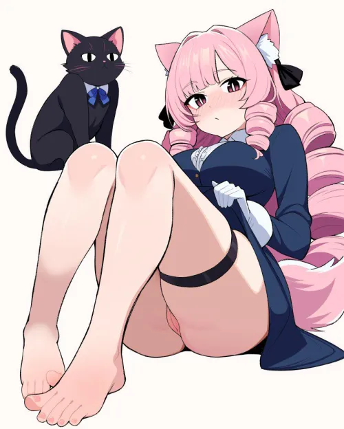 Thumbnail Meet the Cute Nekogirl and Her Companion