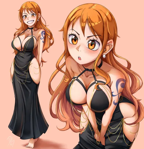 Thumbnail ENFanatic Showcases Nami's Hell of a Dress in funpiece