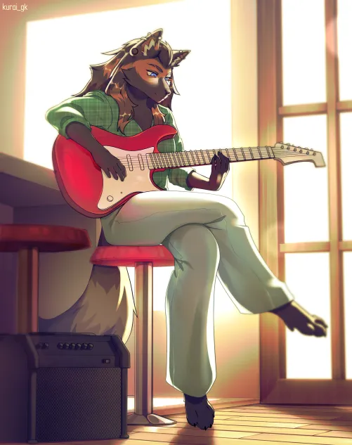 Thumbnail KuraiGaka Practices Artistry in Furry Creations