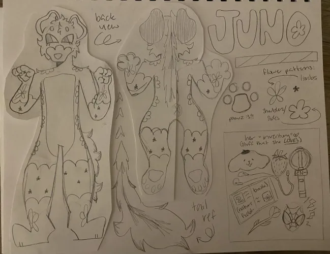 Thumbnail Flat-Soft-9939: She Finally Got an Actual Ref Sheet - Dive into the Furry World