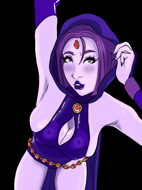 Thumbnail KBurtonxD Spotlights 'Raven Teen Titans' in 'AnimeArmpits' Category