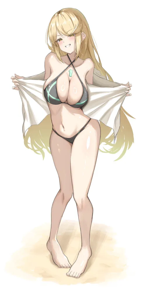 Thumbnail Bikini Beauty: Exploring Mythra in Xenoblade | A_MASSIVE_PERVERT