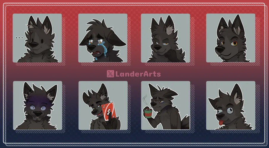 Thumbnail Expressive Stickers: Dive into Lander-Arts' Telegram Creations