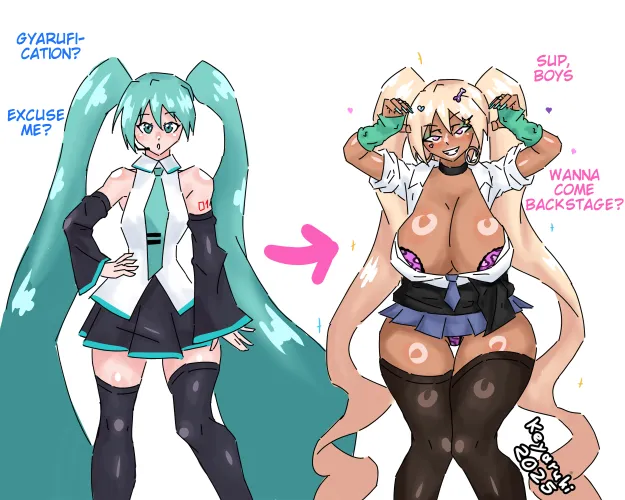 Thumbnail Colorful Transformation: Gyaru Art feat. Hatsune Miku
