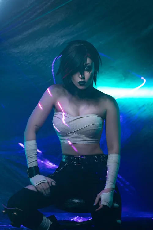 Thumbnail Anastasiia Dryomova Captures Arcane VI's Essence | cosplaygirls