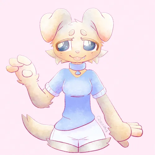 Thumbnail Quackshley's Winning Furry Art for ikhunbskysocial - Dive In