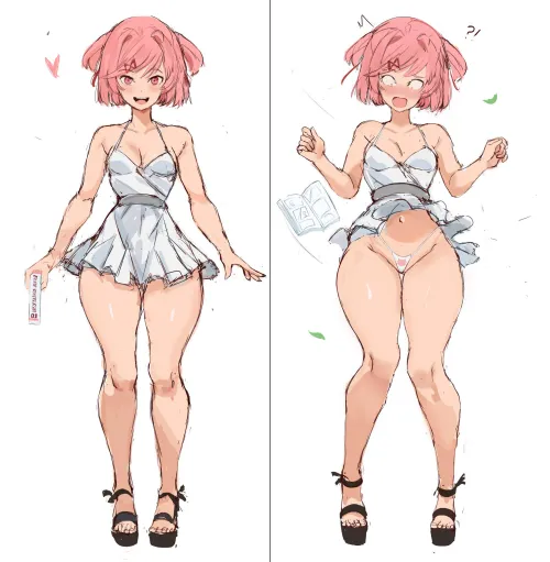 Thumbnail Natsuki DDLC Thighdeology Guide by A_MASSIVE_PERVERT