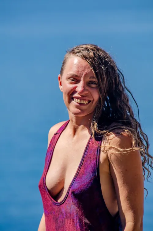 Thumbnail Feeling liberated in a pokies-revealing dress - KinksAlongTheWay