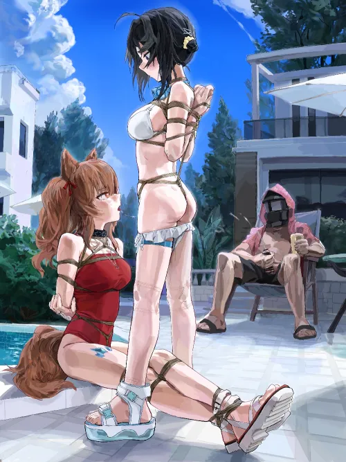 Thumbnail La Pluma and Angelina's Steamy Show for Doctor | OneSaltyStoat