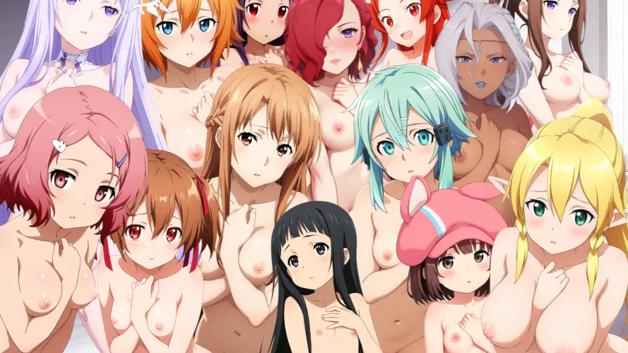 Thumbnail Harem - A Captivating Tale by BooWoo88 in the SAO Hentai Realm