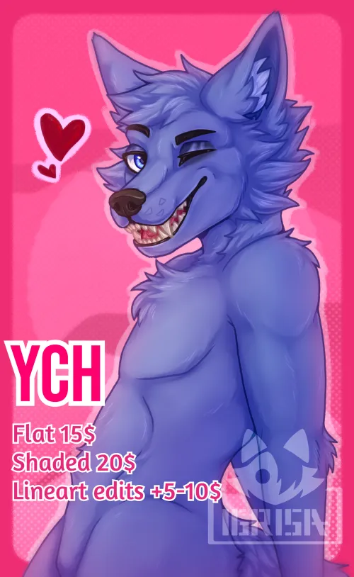 Thumbnail Igrisa's Handsome Man YCH - Dive into Furry Creativity