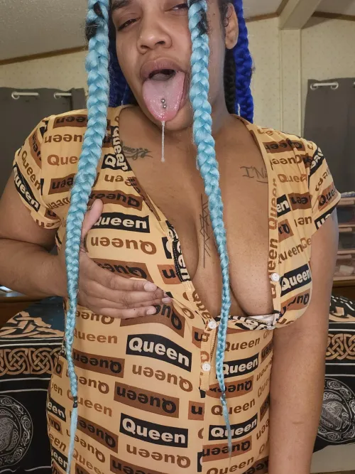 Thumbnail LadyDeyy Tempts with 'Catch This Drip & Spit It Back In My Mouth' - A Spitfetish Fantasy