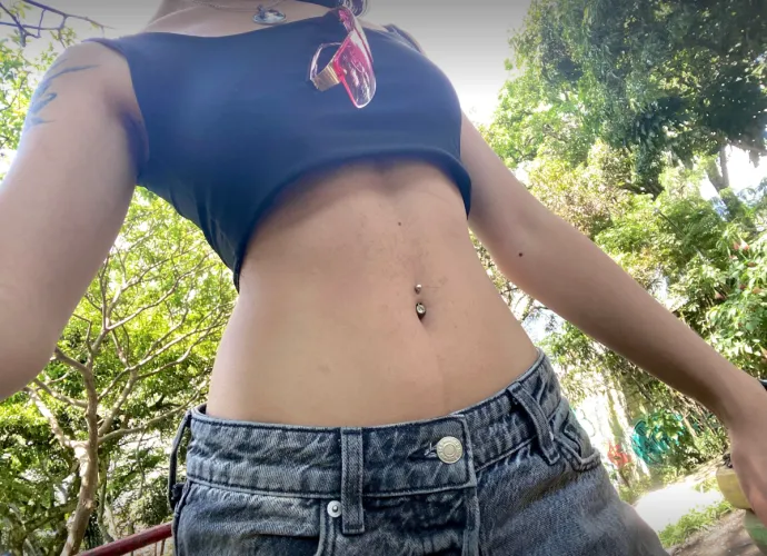 Thumbnail Outdoor Adventure in a Crop Top | Author: Vivid_Bag_6500 | croptopgirls