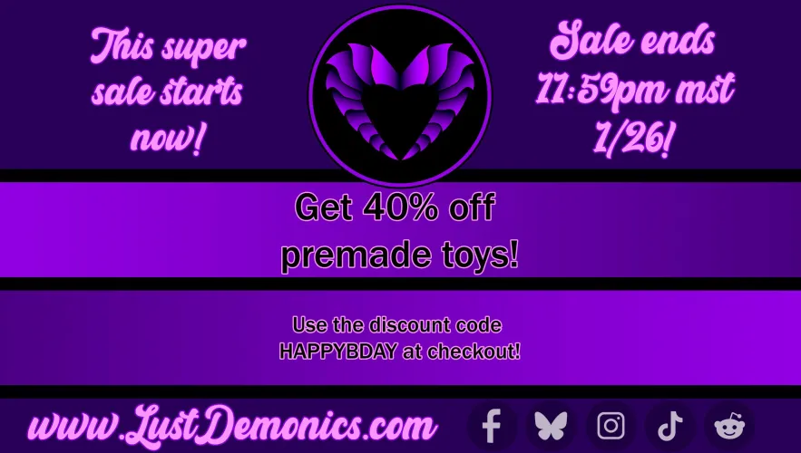 Thumbnail Birthday Sale Alert: 40% off BadDragon Toys with Code HAPPYBDAY!