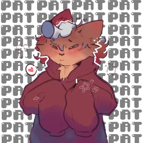 Thumbnail Timidbvvnny Illustrates a Furry Enjoying Pats in Stunning Artwork
