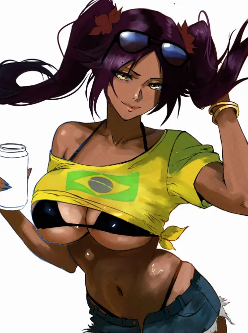 Thumbnail pantsu: A Brazilian Twist on Yoruichi from Bleach by A_MASSIVE_PERVERT