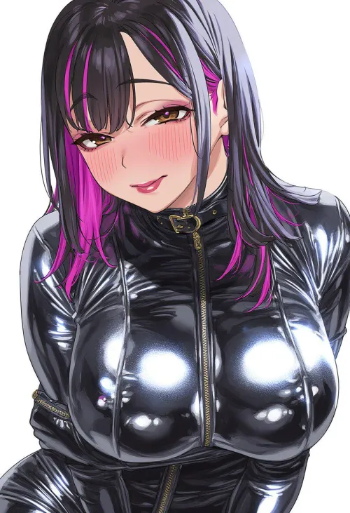 Thumbnail Trendy AnimeBodysuit Alert: Pink Highlights | CheetahSperm18