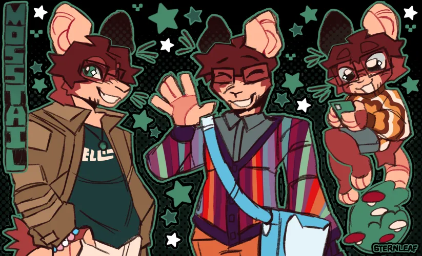 Thumbnail SternLeaf Shares Their Unique Fursona Mosstail in a Furry Delight