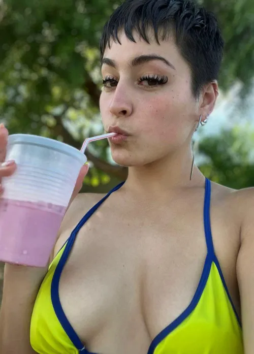 Thumbnail Smoothie Suck Face: Savoring Moments of Bliss by Ok_Objective_6185