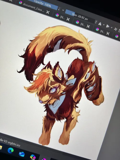 Thumbnail A Little Commission I Did - Furry Art by Boringkeys15