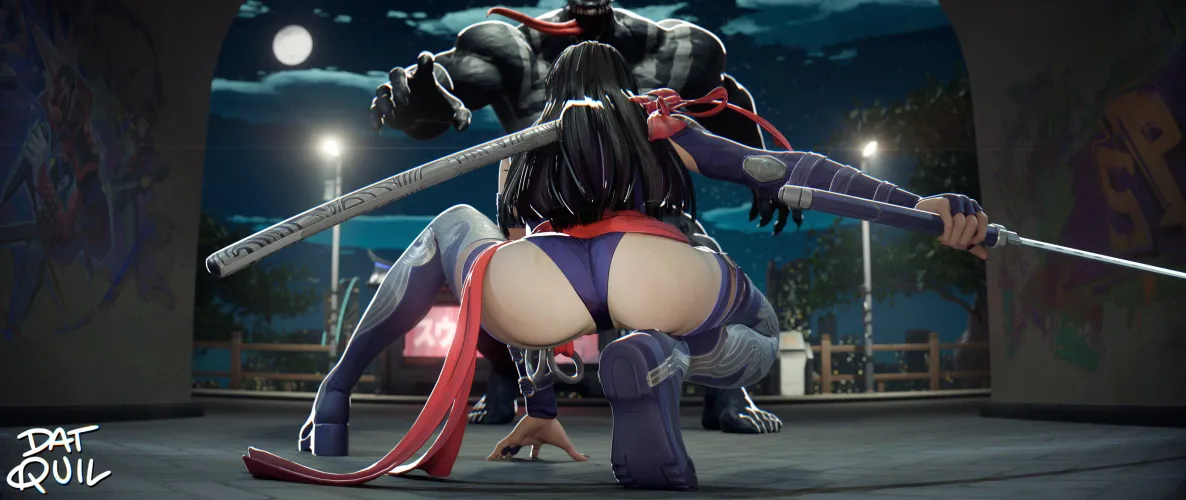 Thumbnail Epic Showdown: Psylocke vs. Venom in Marvel Rivals by EroMestre