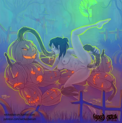 Thumbnail Explore the Haunted Pumpkin Patch with Artist Wickedserum