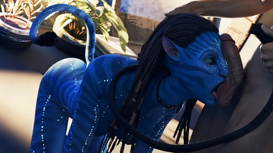 Thumbnail EroMestre's Neytiri Art: A Stunning MonsterGirl Creation