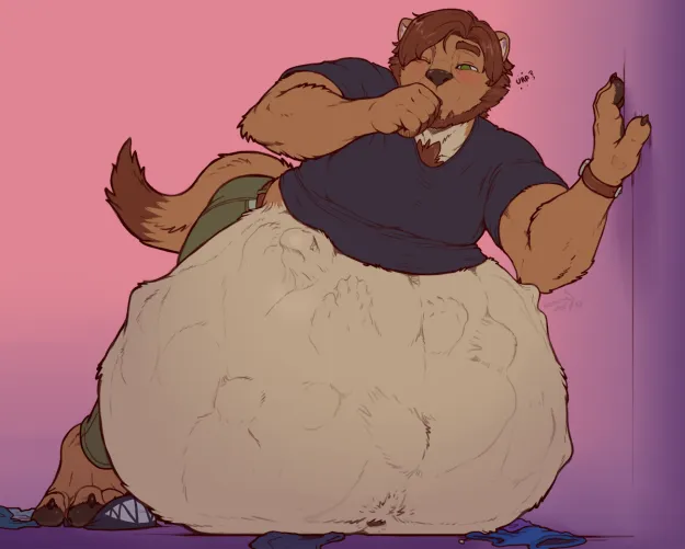 Thumbnail Sonic_the_hedgedog Explores Vore with Image Zees' Dad Bod Creation