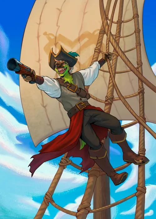 Thumbnail Heart Pirates' New Member: Artistic Fursona Creations | Furry