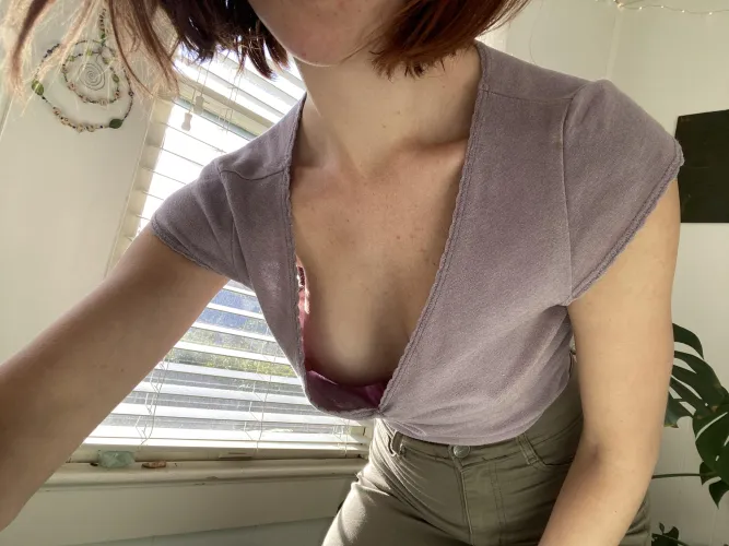 Thumbnail Purple-Amelia's Careful Contemplation: Bending Down Dangers